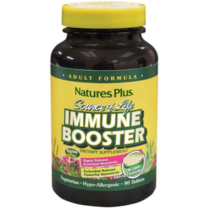 Натуральная добавка Natures Plus Source of Life Immune Booster 90 таблеток (97467030886) в Виннице