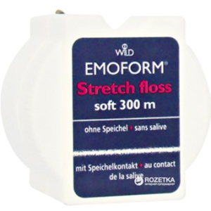 Зубний флос Dr. Wild Emoform Stretch Floss 300 м (7611841138901) надійний