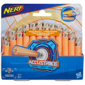 Комплект з 24 стріл для бластерів Hasbro Nerf Акустрайк (C0163) краща модель в Вінниці