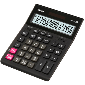 Калькулятор Casio 16 розрядний 155х210х34.5 (GR-16-W-EP) ТОП в Вінниці