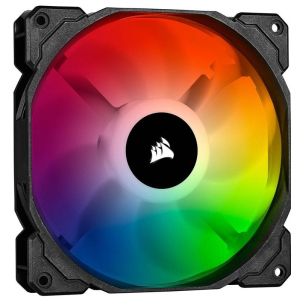 Вентилятор Corsair SP120 RGB Pro (CO-9050093-WW), 120x120x25мм, 3-pin, черный с белым лучшая модель в Виннице