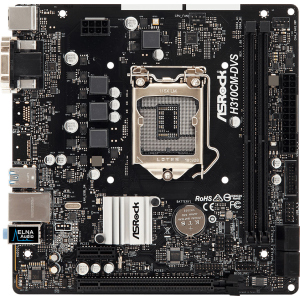 Материнская плата ASRock H310CM-DVS (s1151, Intel H310, PCI-Ex16) надежный