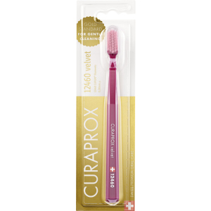 хорошая модель Зубная щетка Curaprox CS 12 460 Velvet ультра-мягкая Пурпурная с розовым (CS 12460 - 32)