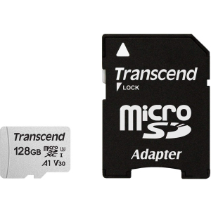 Transcend 300S microSDXC 128GB UHS-I U3 + SD-Adapter (TS128GUSD300S-A) ТОП в Виннице