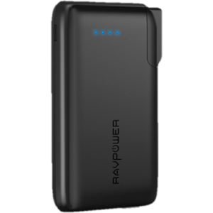 УМБ RAVPower 10050mAh Portable Charger with AC Plug Black (RP-PB066) ТОП в Виннице