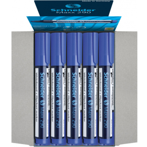 Набір маркерів для дощок та фліпчартів Schneider Maxx 290 1-3 мм Синій 10 шт (S129003) надійний