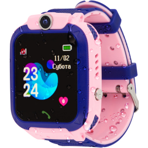 Смарт-часы Atrix Smart Watch iQ1500 Aquatic Cam GPS Pink (iQ1500 Pink) ТОП в Виннице