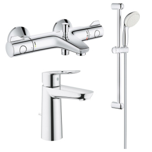 Набір змішувачів Grohe Grohtherm 800 + BauLoop 34550TM ТОП в Вінниці