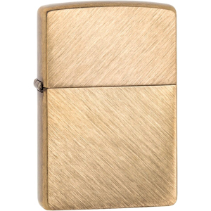 Зажигалка Zippo 29830 Herringbone Sweep Brass Золотистая (Zippo 29830) ТОП в Виннице