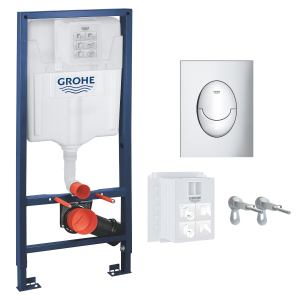 Інсталяція GROHE Rapid SL 3 в 1 39503000 з панеллю змиву Skate Air S 37965000 хром ТОП в Вінниці