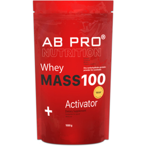 купити Гейнер AB PRO Mass 100 Whey Activator 1000 г Ваніль (MASS100ABVA40)