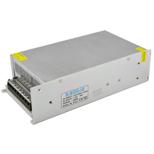 Блок питания ICM S-600-12 12V 50A 600W (металлический) в Виннице