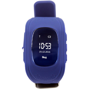 Детские телефон-часы с GPS трекером GOGPS ME K50 Dark Blue (K50DBL) рейтинг