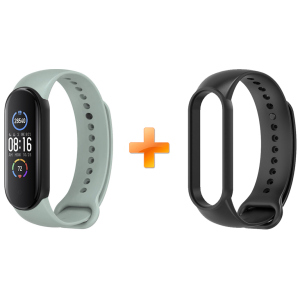 Xiaomi Mi Band 5 MiJobs Dual Color Water Green/Black (MJ5-DSS017WGB) в Вінниці