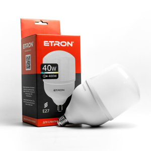 LED лампа ETRON 1-EHP-304 T120 40W 6500K E27 краща модель в Вінниці