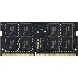 Оперативна пам'ять Team Elite SODIMM DDR4-3200 8192MB PC4-25600 (TED48G3200C22-S01) краща модель в Вінниці