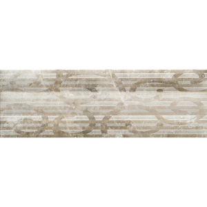 Кафель Cristal Ceramica Glamour Decor Cream коричневый 200x600 (179802)