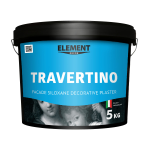 Фасадная декоративная штукатурка TRAVERTINO "ELEMENT DECOR" 5 кг ТОП в Виннице