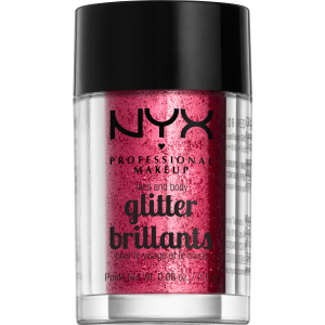 Глітер NYX Professional Makeup Face & Body Glitter 09 Red 2.5 г (800897846817) краща модель в Вінниці