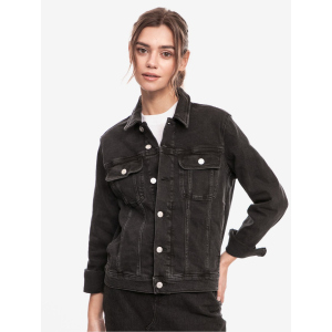 Джинсовая куртка Calvin Klein Jeans Regular 90'S Denim Jacket J20J215927-1BY S Denim Black (8719853763599) лучшая модель в Виннице