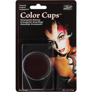 Кремовый грим Mehron Color Cups Burgundy 12 г (CCC-BY) (764294502120) ТОП в Виннице