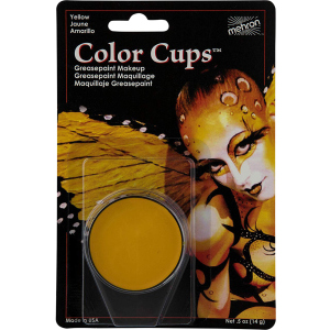 Кремовый грим Mehron Color Cups Yellow 12 г (CCC-Y) (764294502045) лучшая модель в Виннице