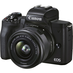 Фотоаппарат Canon EOS M50 Mark II Premium Live Stream Kit Black (4728C059) Официальная гарантия! лучшая модель в Виннице