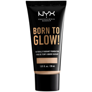 Тональна основа NYX Professional Makeup Born to Glow з натуральним сяючим фінішом 02 Alabaster 30 мл (800897190309) ТОП в Вінниці