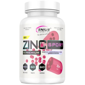 Вітаміни Genius Nutrition Zinc Citrate Sport 60 таблеток (7359203937853) ТОП в Вінниці