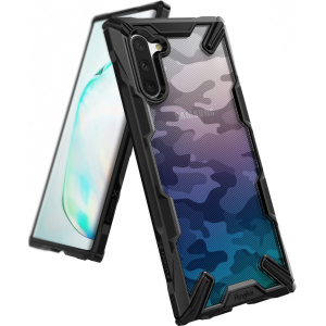 Панель Ringke Fusion X Design для Samsung Galaxy Note 10 Camo Black лучшая модель в Виннице