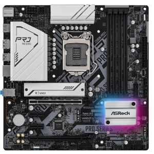 Материнская плата ASRock Z590M Pro4 (s1200, Intel Z590, PCI-Ex16)