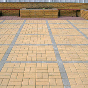 Тротуарна плитка Еко Цегла 6 см, жовта, 1 кв.м рейтинг