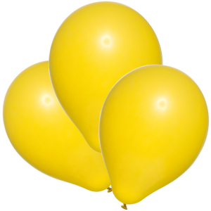 Набор Воздушные шарики Susy Card Желтые 20 см 100 шт (40011400) в Виннице