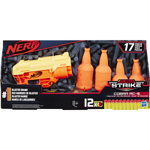 Бластер Hasbro Nerf з мішенями Nerf Alpha Strike Кобра RC 6 (E7857) (5010993625819)