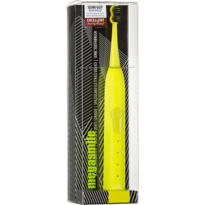 Звукова зубна щітка Megasmile Black Whitening II Electric Yellow (7640131971799) краща модель в Вінниці
