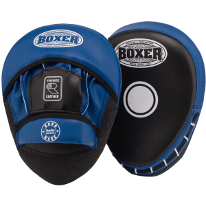Лапы боксерские Boxer 0.8 мм Черно-синие (2013-01B) лучшая модель в Виннице