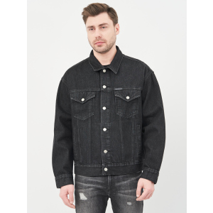 Джинсова куртка Calvin Klein Dad Jeans Jacket J30J318076-1BY XL Denim Black (8719853756102) ТОП в Вінниці