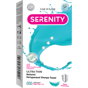 Презервативи Serenity Ultra Thin 10 шт (6949402825719) ТОП в Вінниці