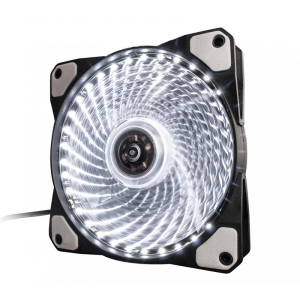 Вентилятор Frime Iris LED Fan 33LED White (FLF-HB120W33); 120х120х25мм, 3-pin+4-pin ТОП в Вінниці