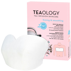 Укрепляющая и разглаживающая маска для зоны декольте Teaology White tea 1 шт (8050148502241)