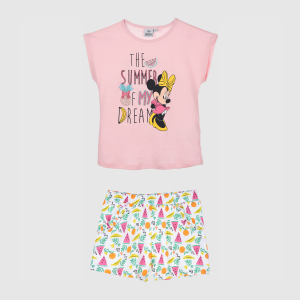 Комплект (футболка + шорты) Disney Minnie UE1018 104 см Розовый (3609084855741) лучшая модель в Виннице