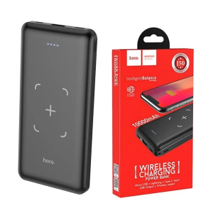 Павербанк Hoco Wireless Charger 10000 мАч black ТОП в Вінниці