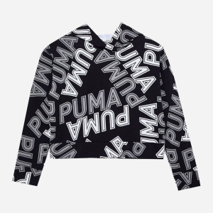 Худі дитяче Puma Modern Sports Hoody 58143201 176 см Black-AOP (4062451246723) ТОП в Вінниці