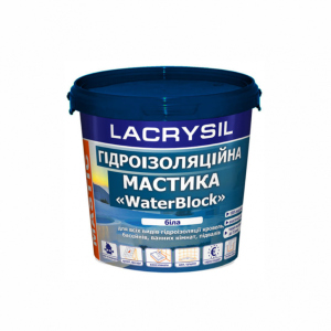 Мастика гідроізоляційна Lacrysil "WaterBlock" 3кг в Вінниці