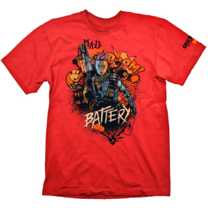 Футболка Gaya COD "Black Ops 4 T-Shirt Battery Red" M (GE6301M) ТОП в Вінниці