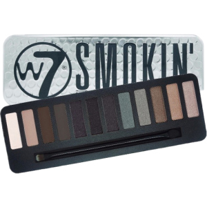 Тени для век W7 Smokin' Eye Color Palette палетка 12 цветов smoky gray and brown 15.6 г (5060406145519) в Виннице