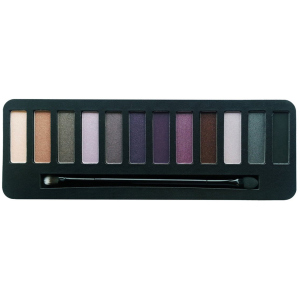 Тени для век W7 In The Night Eye Colour Palette палетка 12 цветов smoky silver and deep sinks 15.6 г (5060294398141) лучшая модель в Виннице