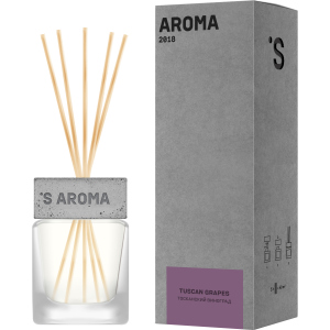 Аромадиффузор Sister's Aroma Reed Diffuser Tuscan Grapes Тосканский виноград 120 мл (8681301037166) лучшая модель в Виннице