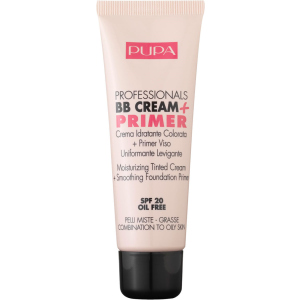 Тональний крем Pupa ВВ Cream + Primer Tone-Cream для жирної шкіри №001 nude 50 мл (8011607211951) рейтинг