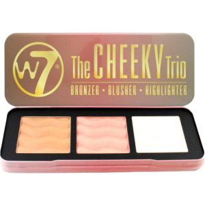 Хайлайтер для обличчя W7 The Cheeky Trio 21 г (5060406141122) краща модель в Вінниці